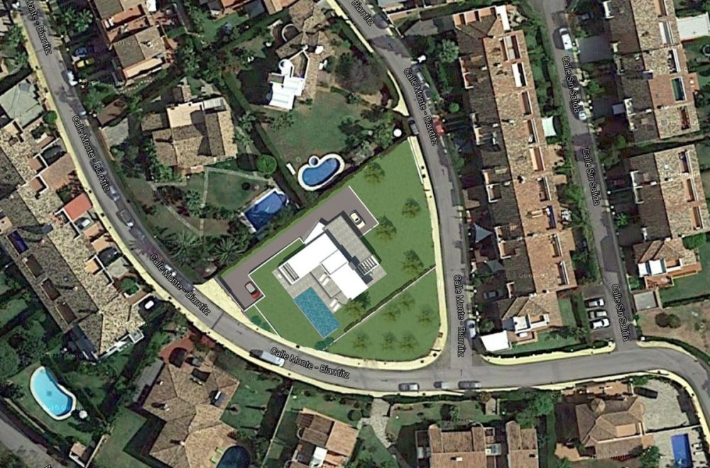 Parcela de esquina en venta en Monte Biarritz