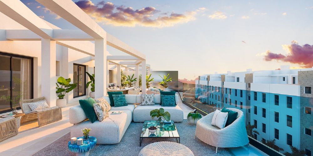 New apartments with large terraces, close to all amenities