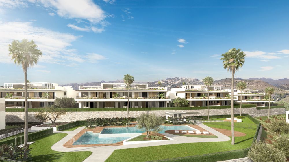 Apartamentos de lujo con piscinas privadas situadas en primera línea del campo de golf de Santa Clara!