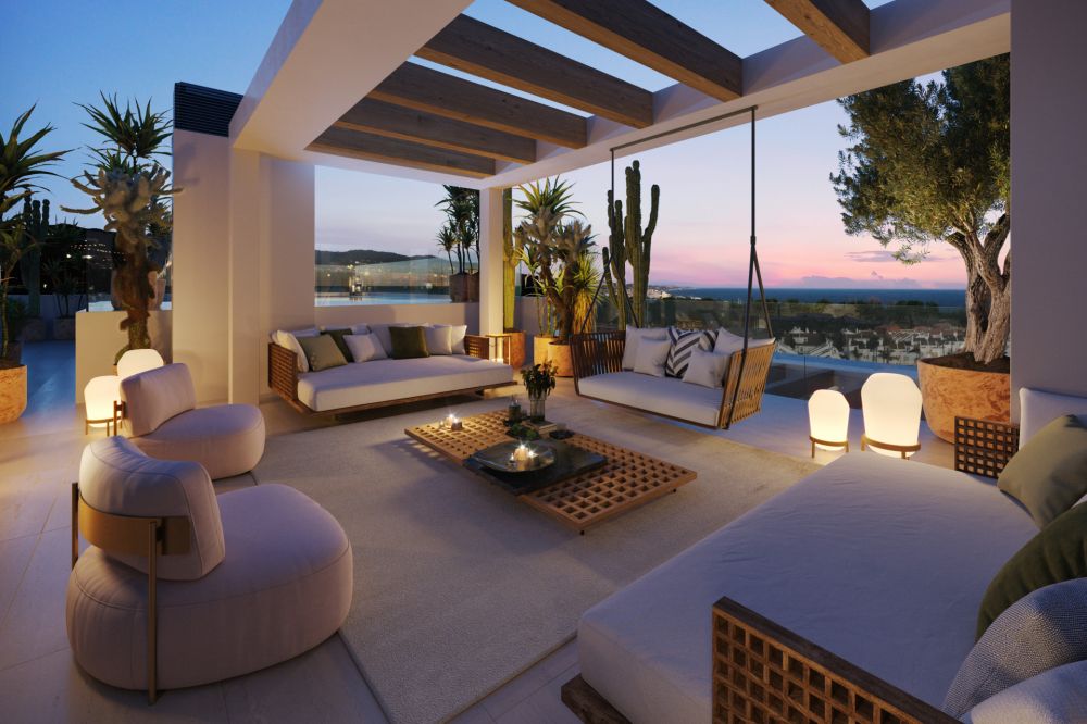 Elegantes nuevos apartamentos a pocos pasos del Hotel Puente Romano en la Milla de Oro de Marbella!