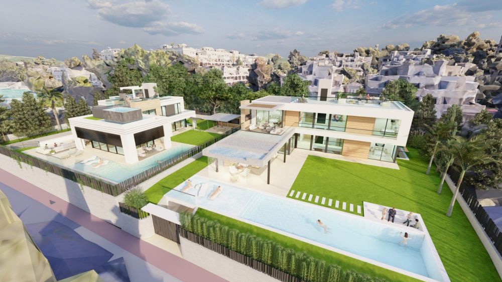 Villa en venta en Parcelas del Golf, Marbella