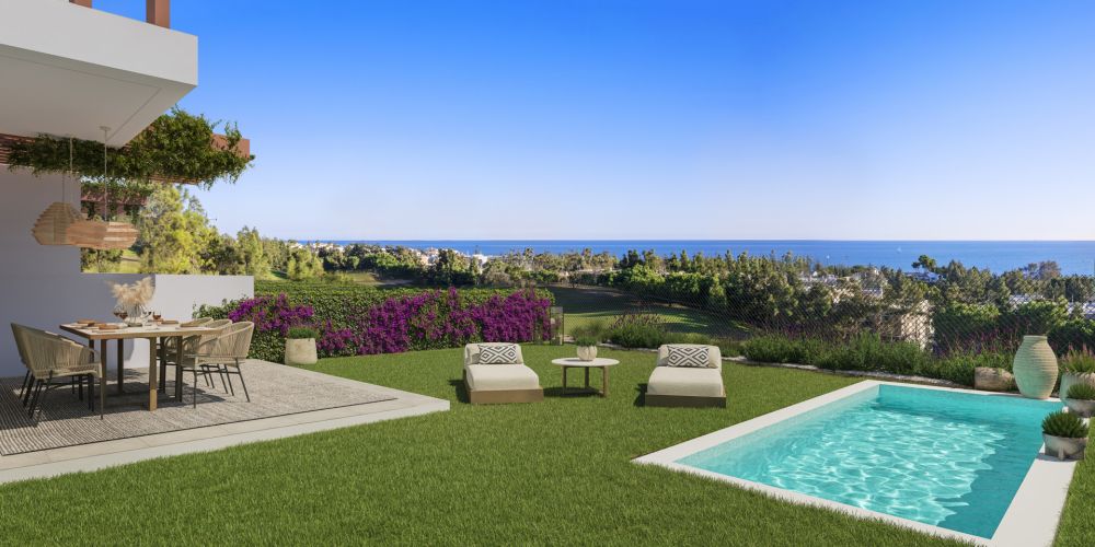 Brand new frontline golf houses with sea views, swimming pools, gym and spa and much more.