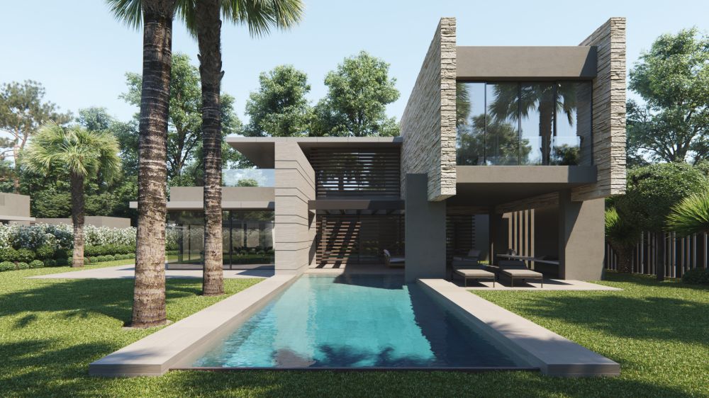 Brand new comtemporary style villa close to the beach in Cortijo Blanca, Marbella