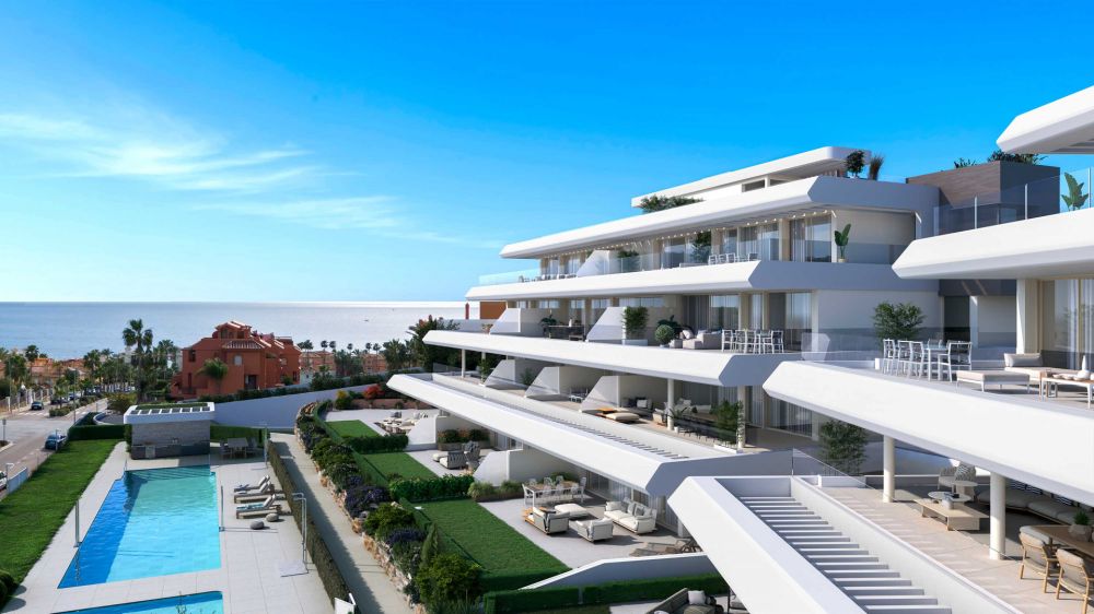 Boutique développement de seulement 24 appartements à proximité de la plage à Buenas Noches, Estepona!