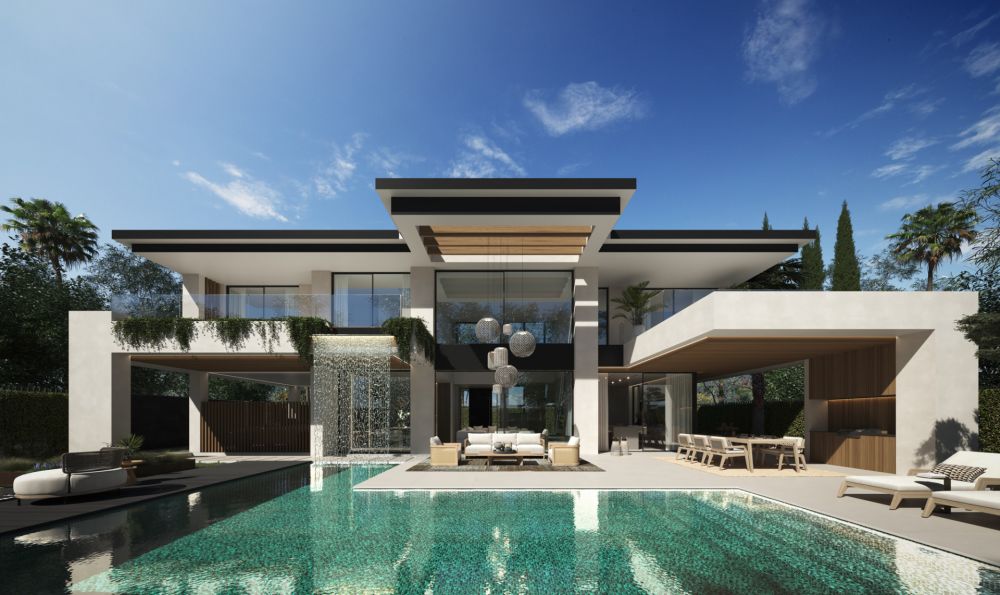Brand new villas in a small gated community of only 7 houses  next to Puerto Banus!