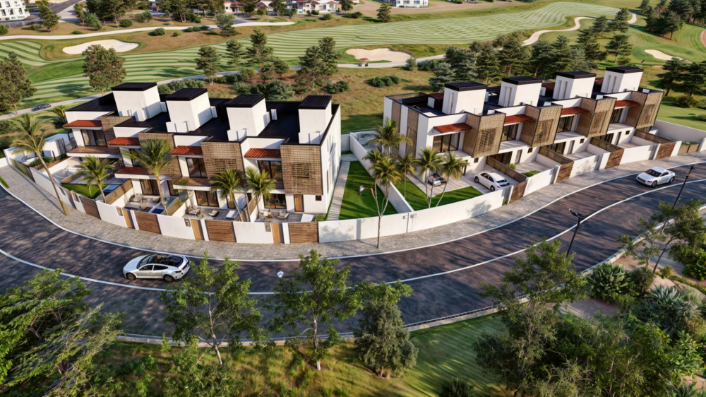 De nouvelles maisons de ville situées en première ligne à Estepona Golf!
