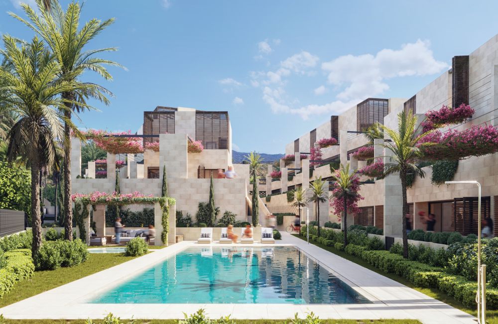 Boutique complejo de apartamentos de sólo 25 apartamentos cerca de Laguna Beach en Estepona!