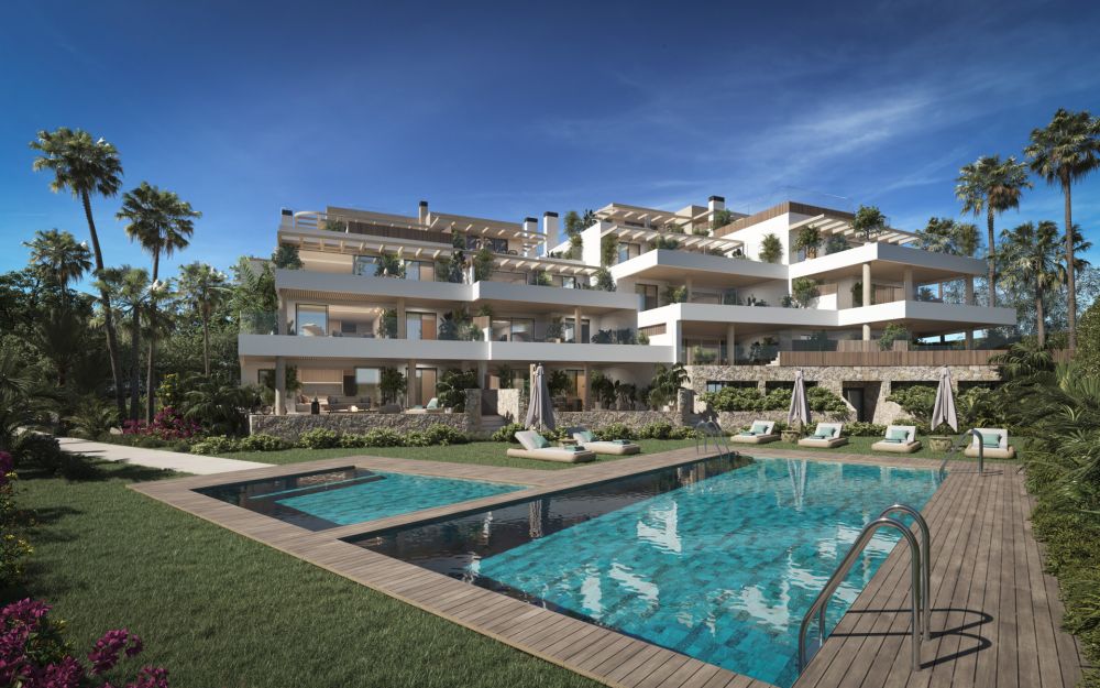 Nuevo complejo de apartamentos de lujo por Cabopino golf!