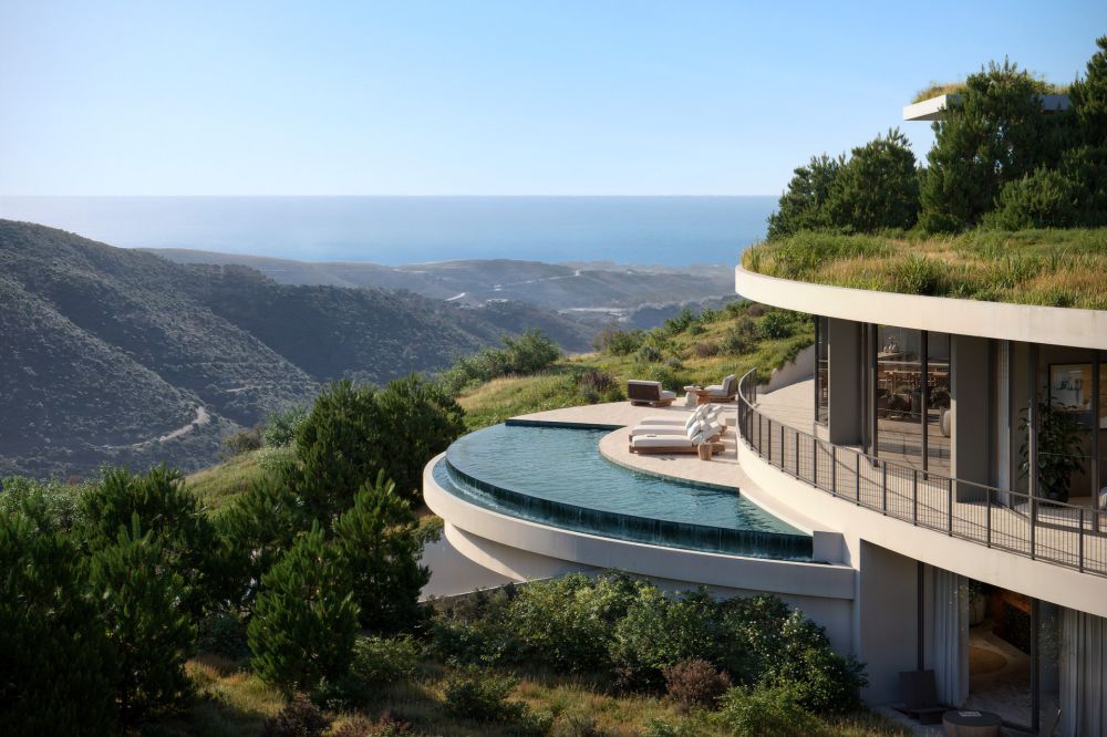 Architectural Masterpiece with Panoramic Sea and Valley Views in Monte Mayor, Benahavís