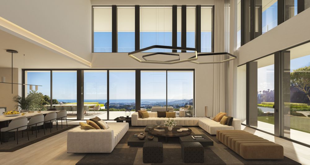 Solo cuatro villas. Resguardadas por árboles. Con vistas infinitas al mar.