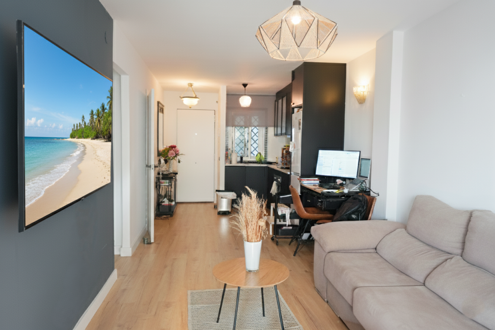 Bright south facing, recently renovated two bedroom apartment located in Artola Baja, Marbella