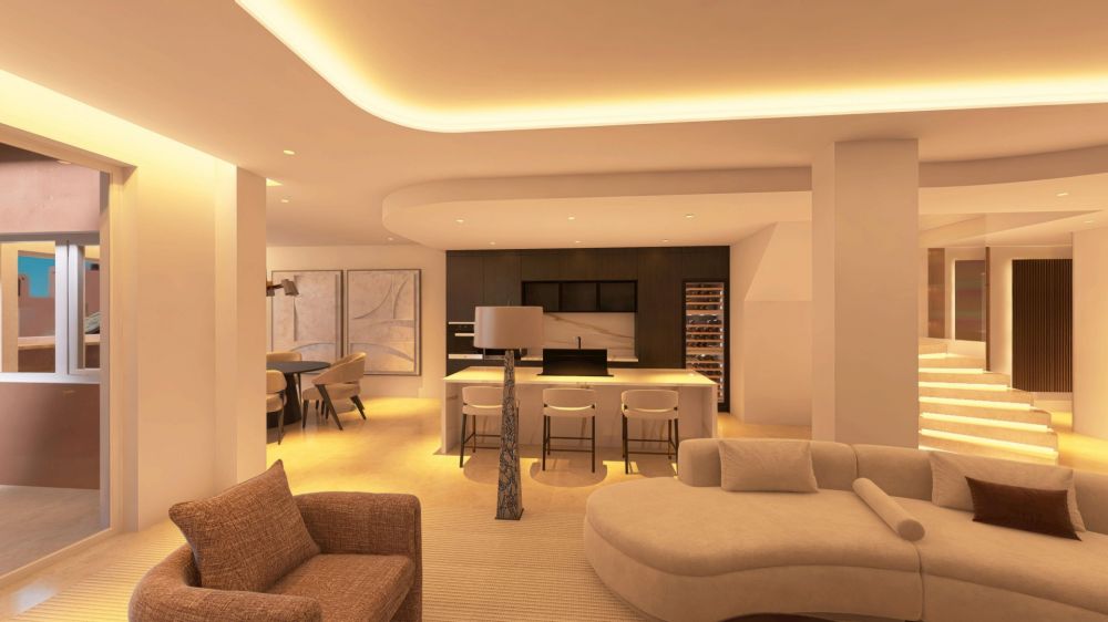 Elegant Duplex Penthouse on the Golden Mile with Panoramic Terraces, Sauna & Jacuzzi