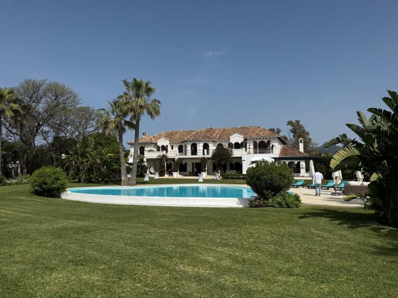 Exceptional frontline beach mansion on the New Golden Mile!