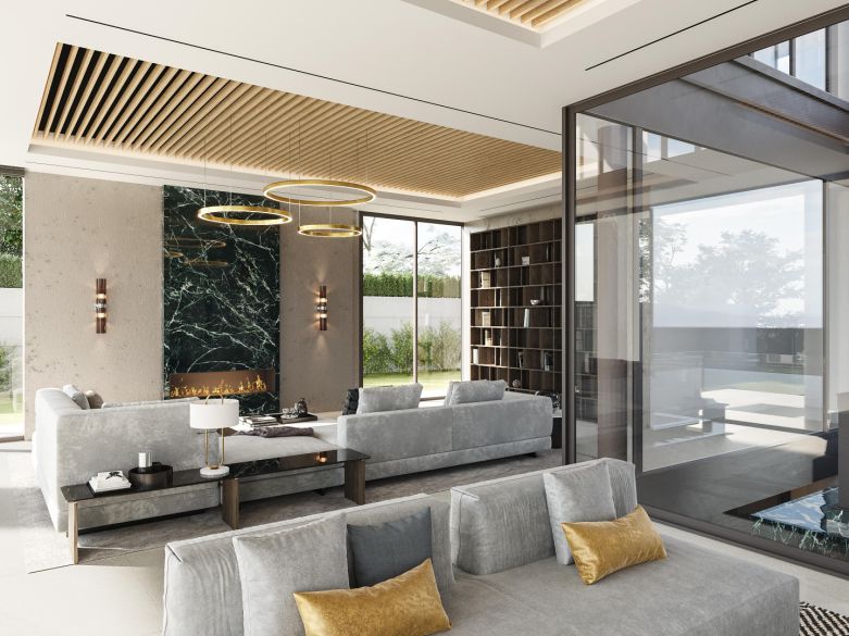 Elegant residential villas walking distance Puerto Banus