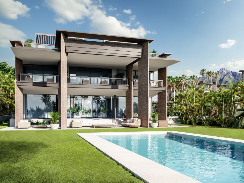 Elegant residential villas walking distance Puerto Banus