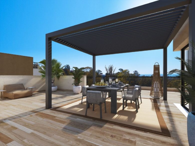 Brand new penthouses in Nueva Andalucia with panoramic views.