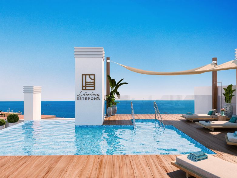 Brand new apartments 70 meters from the beach in Estepona town