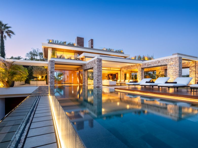 An architectural masterpiece! One of the coolest villas currently on the market in Marbella!