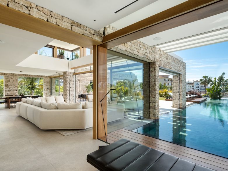 An architectural masterpiece! One of the coolest villas currently on the market in Marbella!