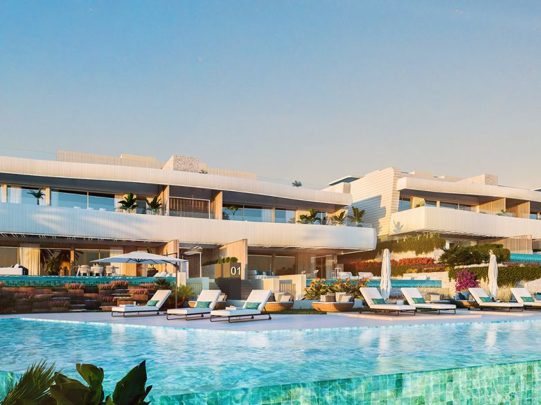 NEW APARTMENTS ON THE LAST BEACHFRONT PLOT IN MARBELLA!!!