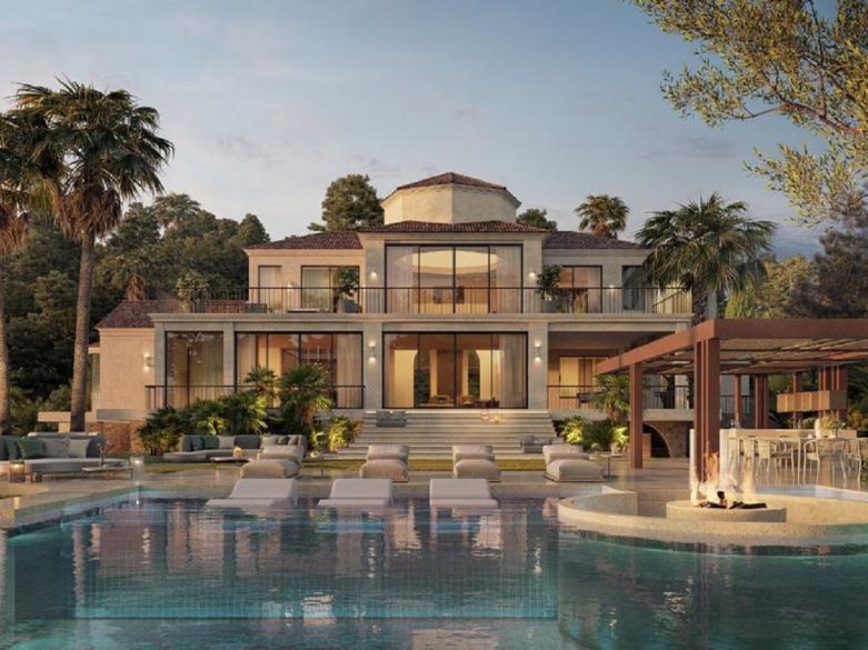 Villa proyecto mezclando arquitectura tradicional española e interior contemporáneo en Uber-luxurious La Zagaleta!