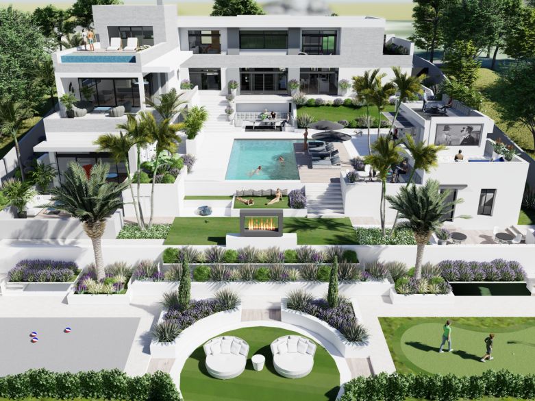 Plot with project in Sotogrande Alto, in between the La Reserva and the Valderrama golf courses!