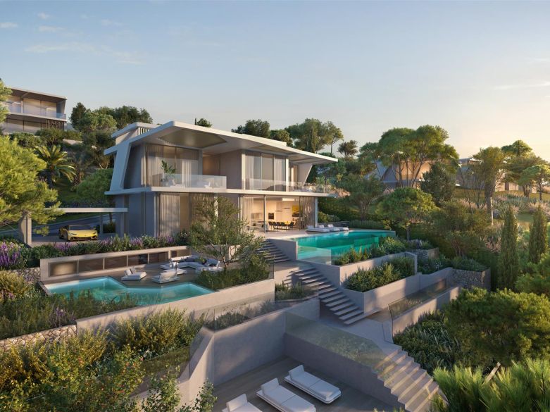 Brand new luxury villa with design inspired by Lamborghini!