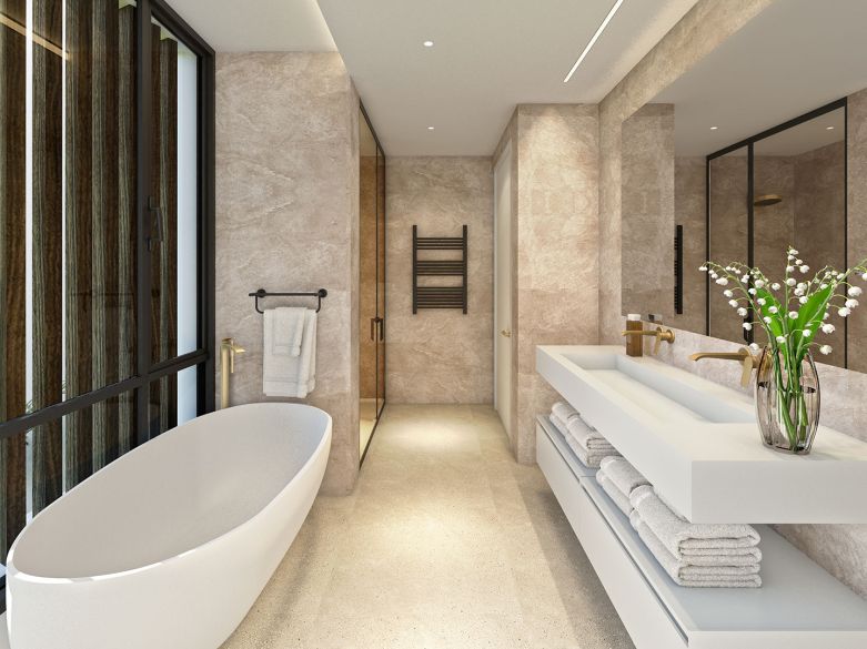 New villas 200 meters from the beach in Azalea Playa, 15 minutes walk from Puerto Banus