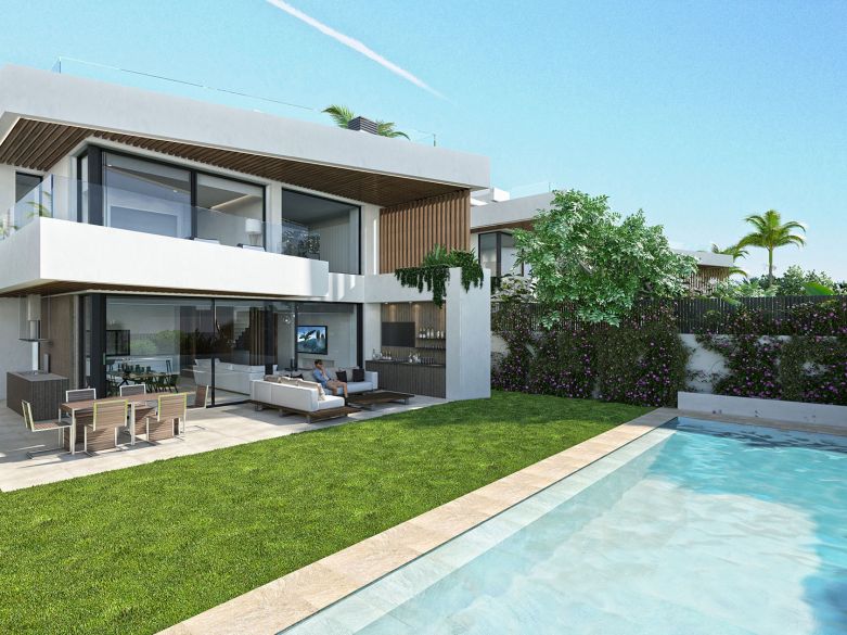 New villas 200 meters from the beach in Azalea Playa, 15 minutes walk from Puerto Banus
