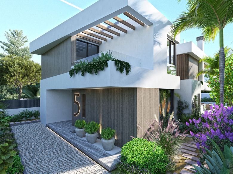 New villas 200 meters from the beach in Azalea Playa, 15 minutes walk from Puerto Banus