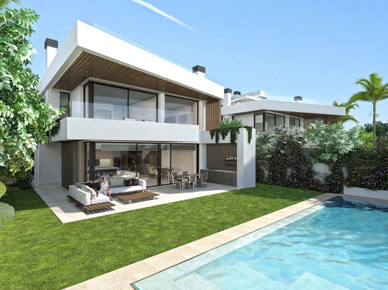New villas 200 meters from the beach in Azalea Playa, 15 minutes walk from Puerto Banus