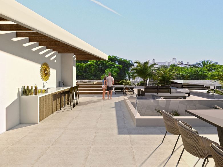 New villas 200 meters from the beach in Azalea Playa, 15 minutes walk from Puerto Banus