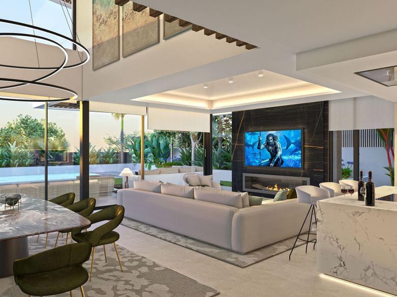 New villas 200 meters from the beach in Azalea Playa, 15 minutes walk from Puerto Banus