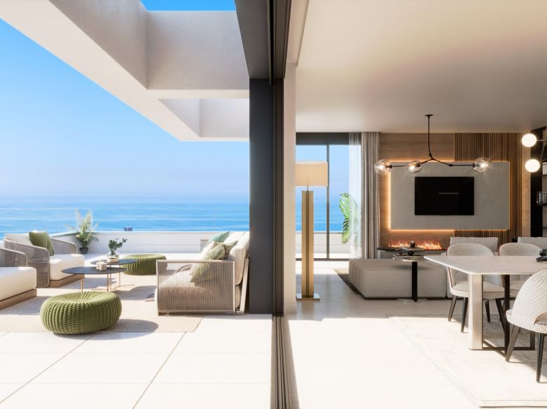 Modern apartments with panoramic views in the hills of Los Monteros close to Marbella Center!