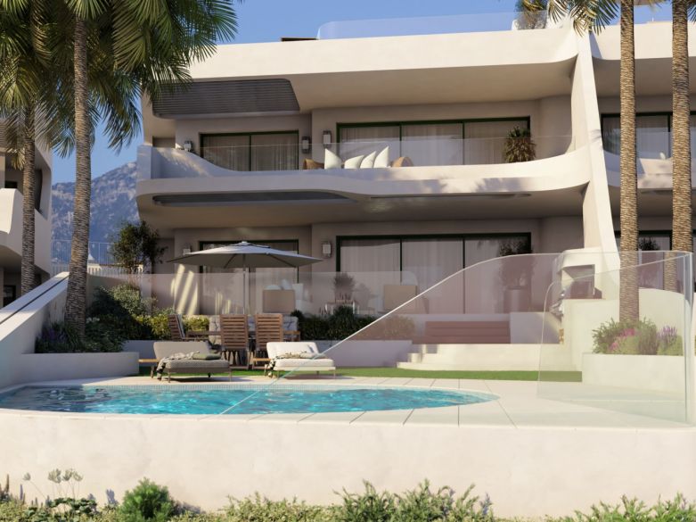 Luxury apartment in a small complex, situated next to Cabopino Golf