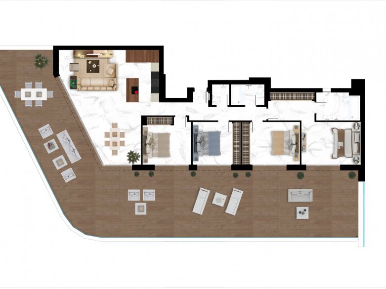 Brand new apartments close to the beach in San Pedro!