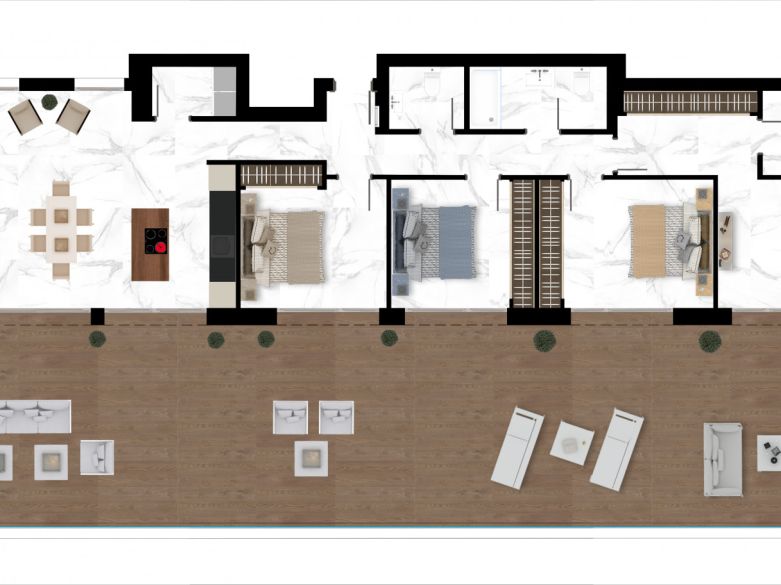 Brand new apartments close to the beach in San Pedro!