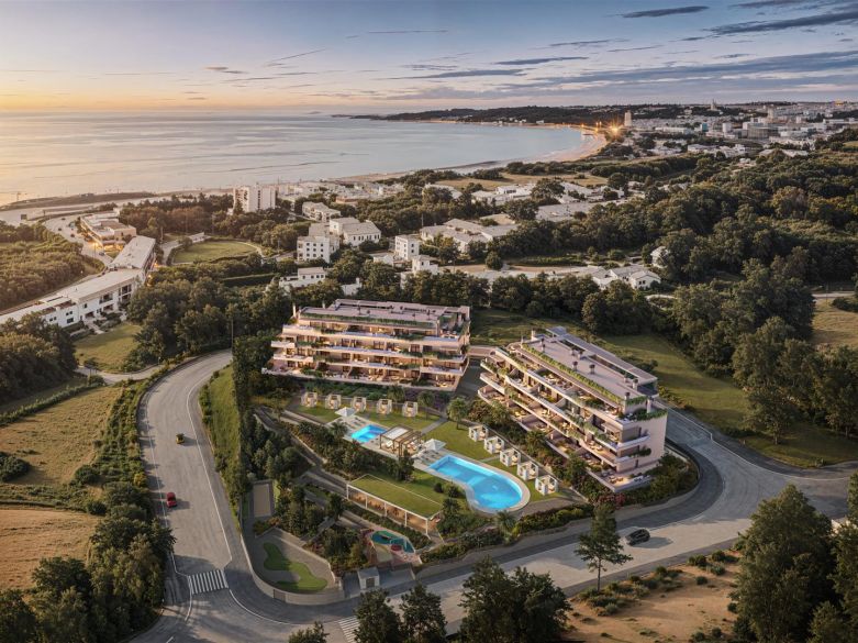 New apartments in a small complex close to El Chaparral Golf and to the sea!