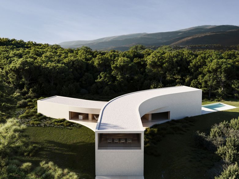 Ultra modern villa with views to Real Club Valderrama, one of Spain's most prestigious golf courses!
