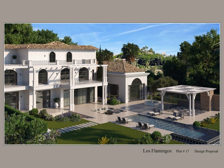 Parcela residencial de golf en primera línea para construir una villa de lujo en Los Flamingos!