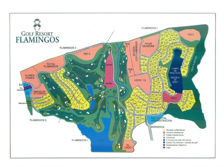 Parcela residencial de golf en primera línea para construir una villa de lujo en Los Flamingos!