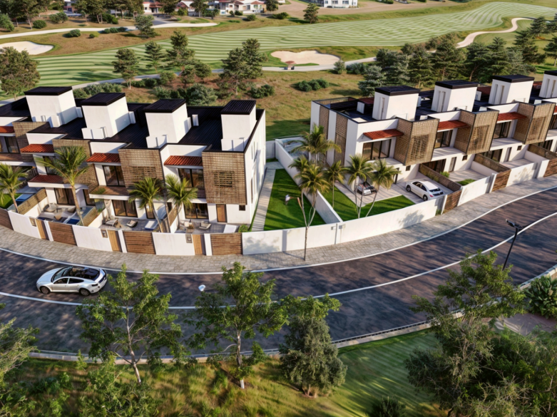 Brand new townhouses located frontline to Estepona Golf!