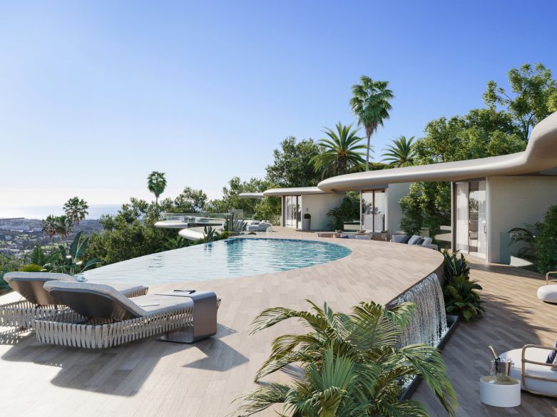 Amazing brand new apartments with panoramic views and private pools on the terraces!
