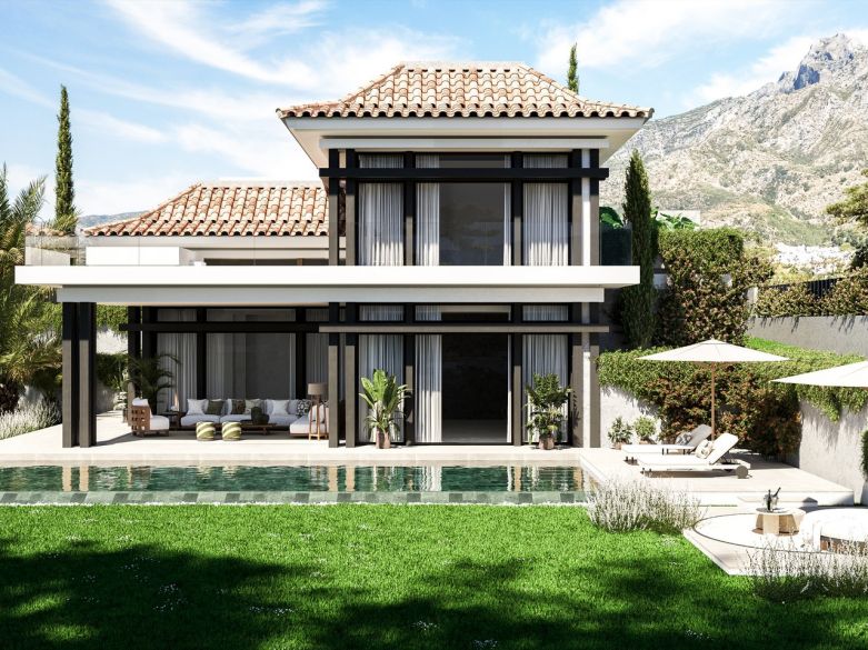 Brand new high quality villa in Lomas del Virrey on Marbella's Golden Mile!