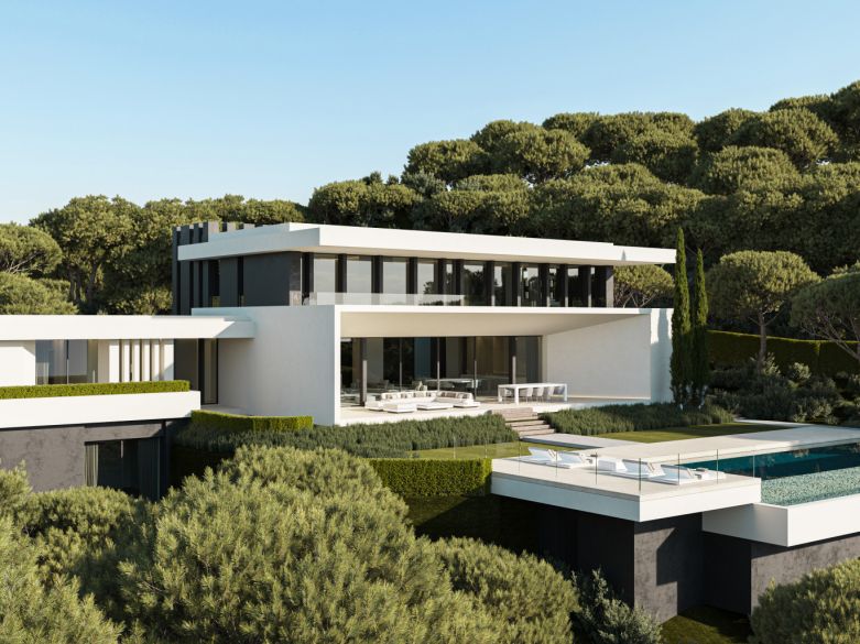 Only four villas. Sheltered by trees. With endless sea views.