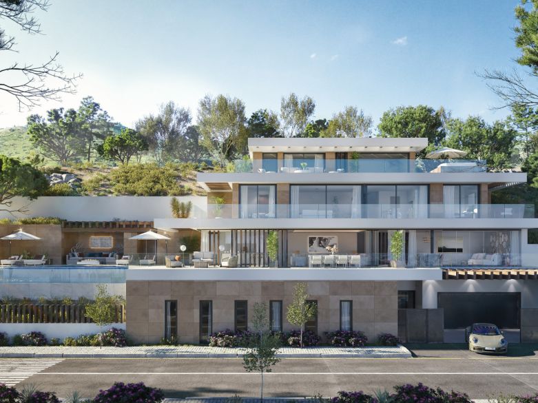 Parcela excepcional orientada al sur con vistas panorámicas al mar en Real de La Quinta, Benahavís