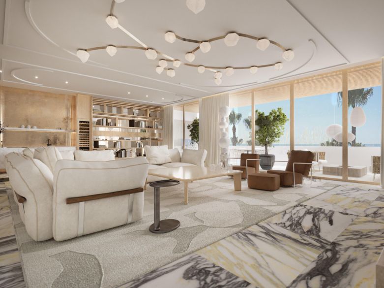 Ático en primera línea de playa junto a Puerto Banús - ¡Oportunidad de inversión!