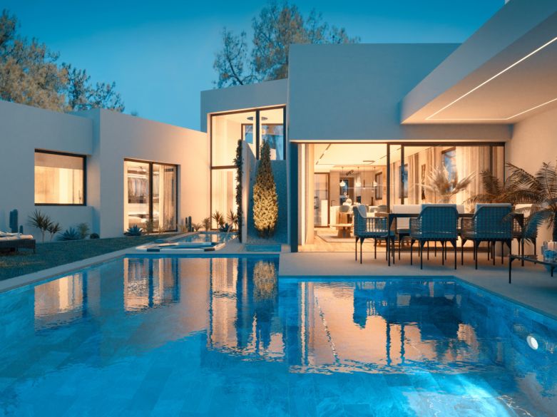 Villa de lujo en construcción en Marbesa – ¡Mejor oferta de precio!