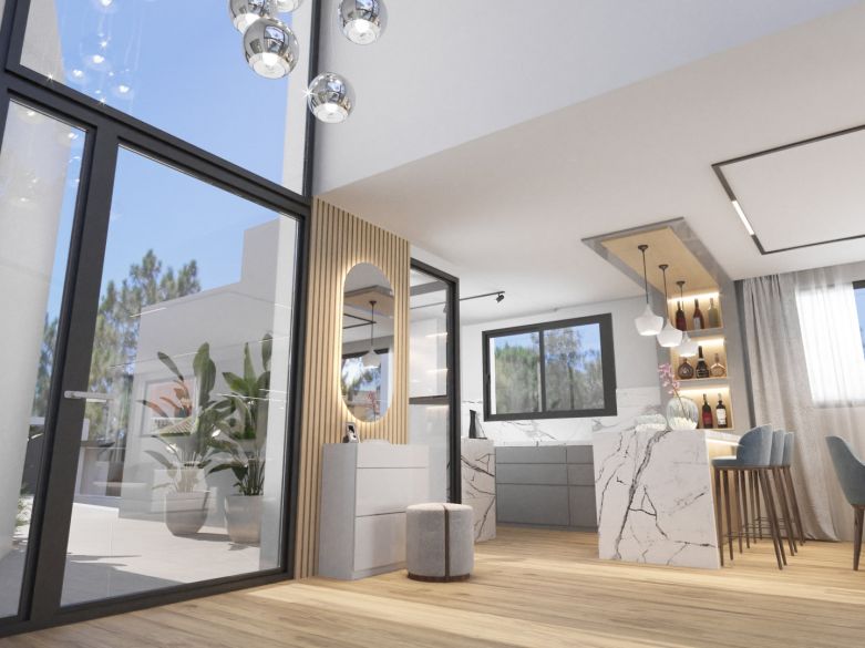 Villa de lujo en construcción en Marbesa – ¡Mejor oferta de precio!