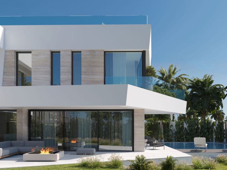 ¡Villas a estrenar en la parte baja de Calahonda - camine a todas partes!